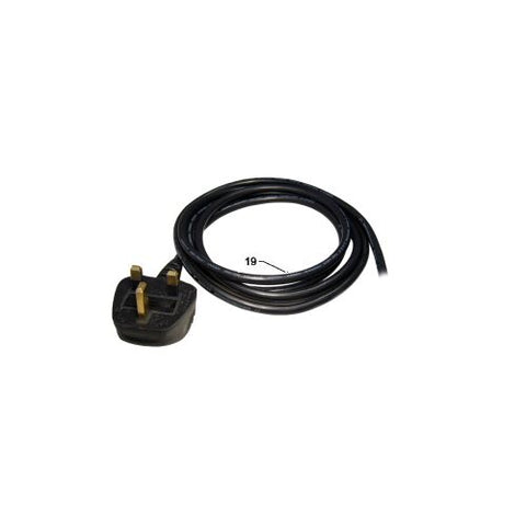 Genuine Kranzle 240v Cable & UK Plug 43459
