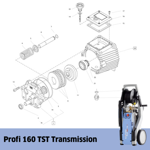 KRANZLE Profi 160 TST Transmission