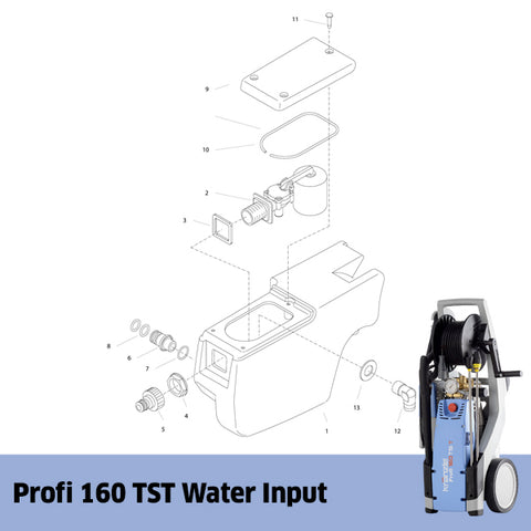 KRANZLE Profi 160 TST Water Input