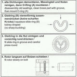 Genuine Kranzle Round Cleaner UFO Seal Kit 12mm INC. 2x O-RINGS (138081)