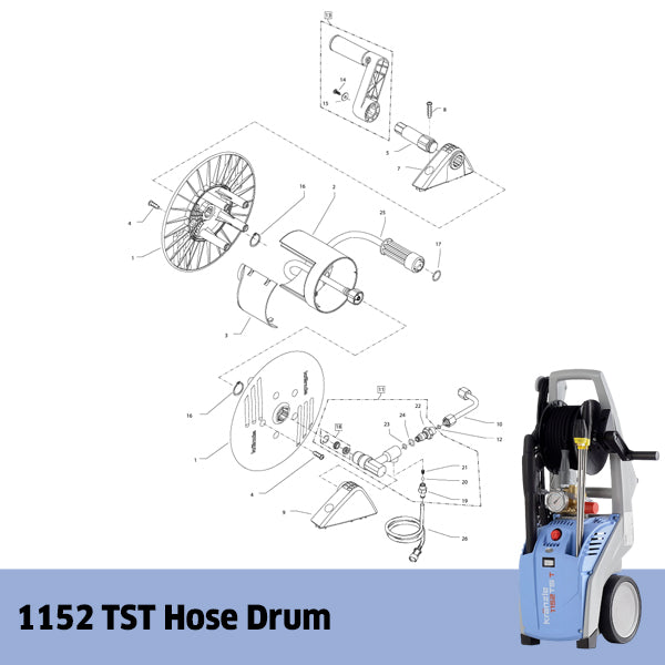 KRANZLE 1152 TST Hose Drum