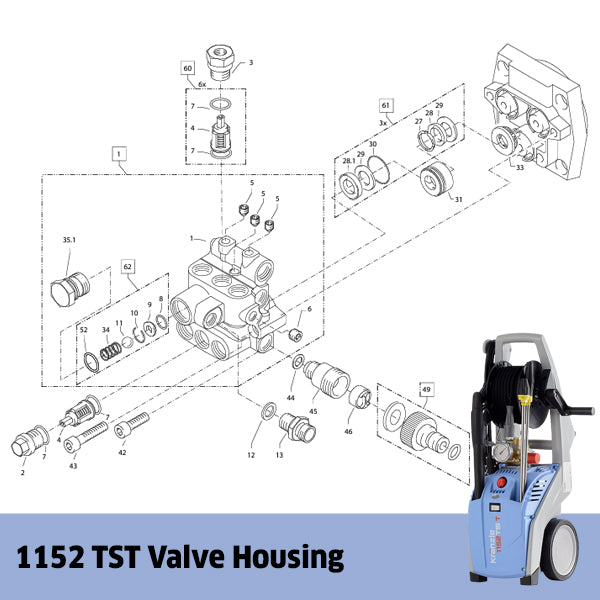 KRANZLE 1152 TST Valve Housing