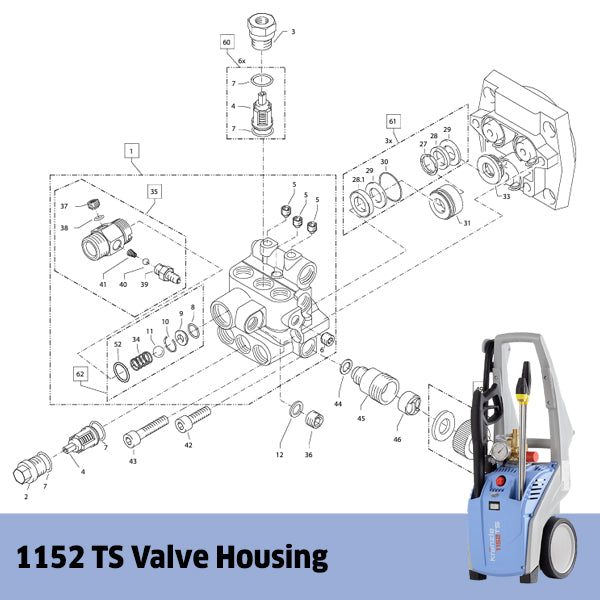 KRANZLE 1152 TS Valve Housing