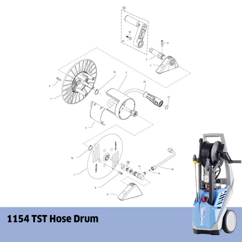 KRANZLE 1154 TST Hose Drum