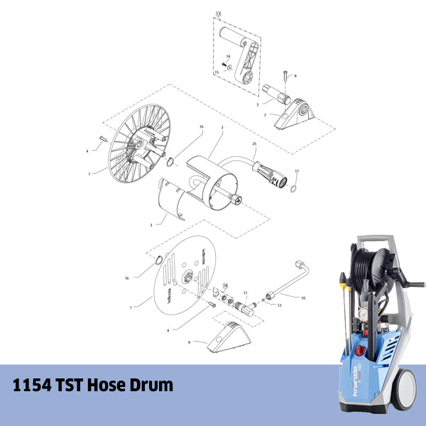KRANZLE 1154 TST Hose Drum