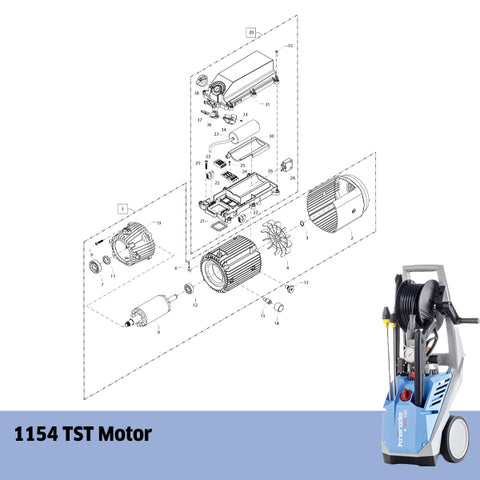 KRANZLE 1154 TST Motor