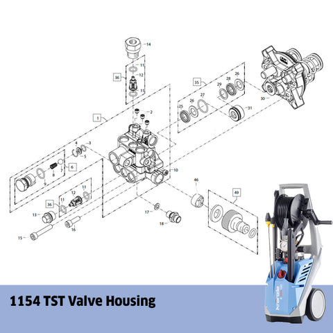 KRANZLE 1154 TST Valve Housing