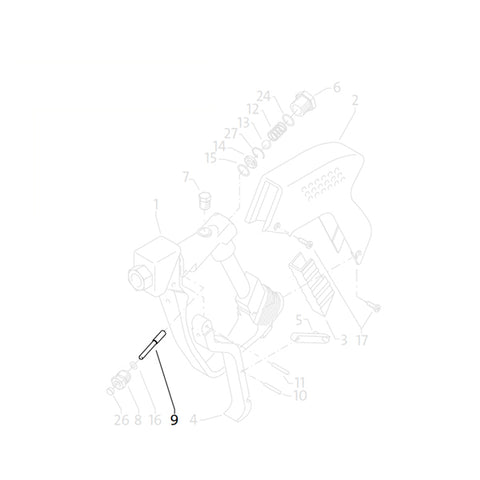KRANZLE Control Bolt Recessed For Starlet 122841