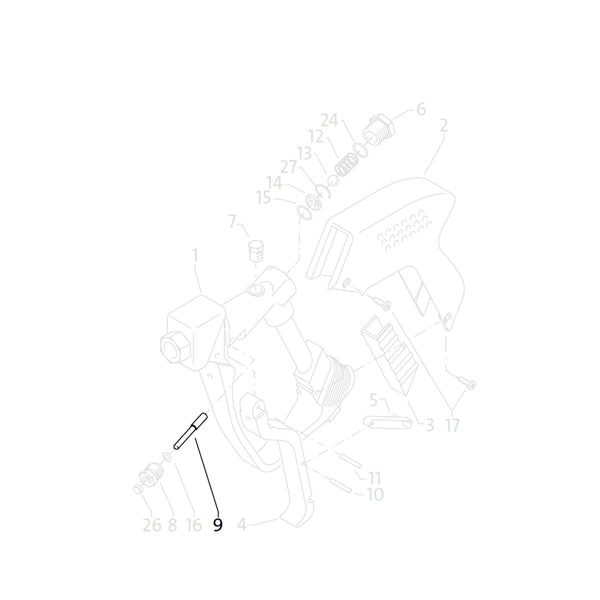 KRANZLE Control Bolt Recessed For Starlet 122841