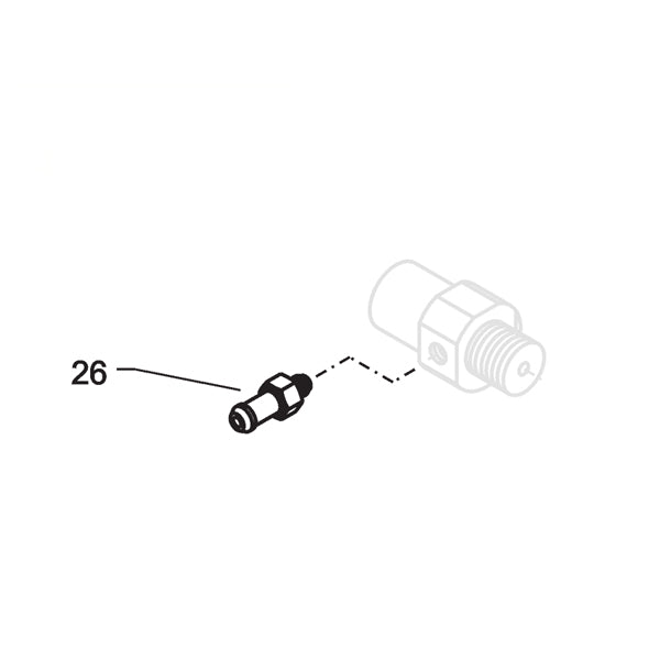 KRANZLE Chemical Barb (Without Ball & Spring) 13236