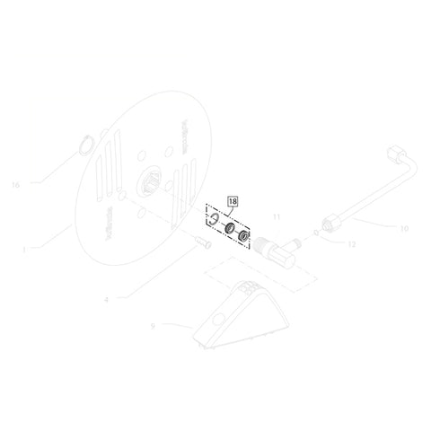 KRANZLE Swivelling Screw Connection Repair Set 134101