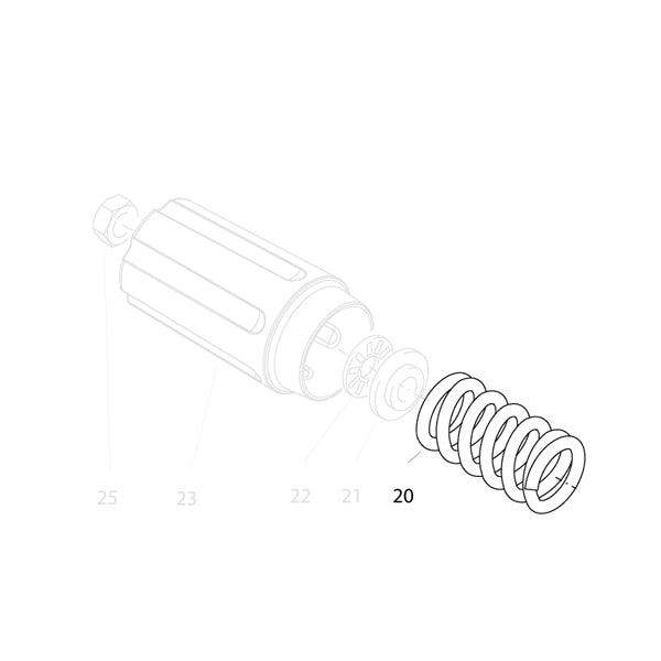 KRANZLE Valve Spring Red 141251
