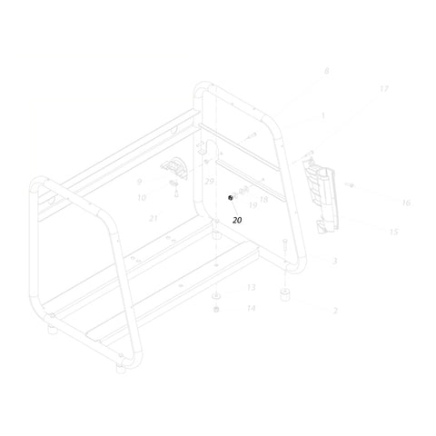 KRANZLE Elastic Stop Nut M6 141522