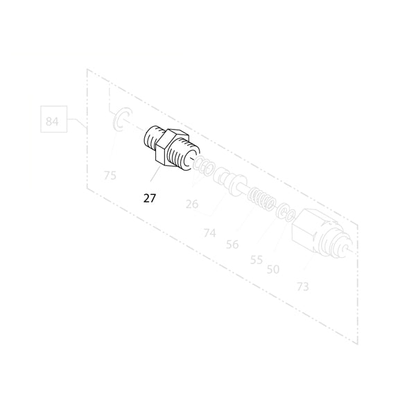 KRANZLE Exit Piece 3/8" Male 15012
