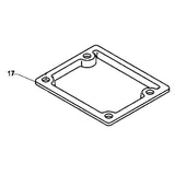 KRANZLE Rectangular Oil Seal For Oil Chamber Top 445011