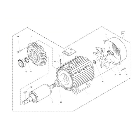 KRANZLE Engine Complete Without Switch 24060