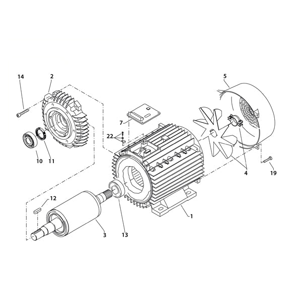 KRANZLE Motor Complete Without Switch