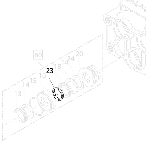 KRANZLE Pressure Ring (Delrin) 40021
