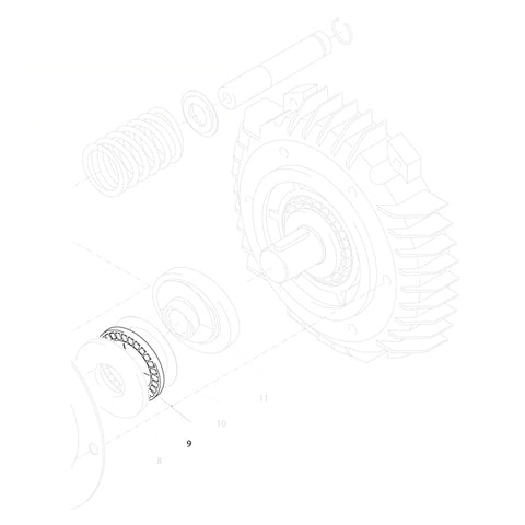KRANZLE Axial Roller Cage (1 of 3 parts inc. in Kit K40524 ) 40040