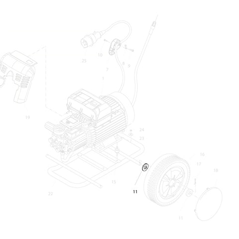 KRANZLE Spacer Washer 40207