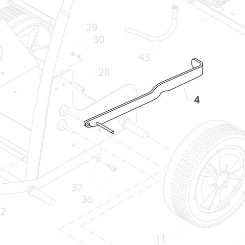KRANZLE Brake Lever For Petrol Machine 40246