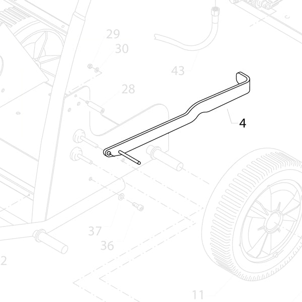 KRANZLE Brake Lever For Petrol Machine 40246