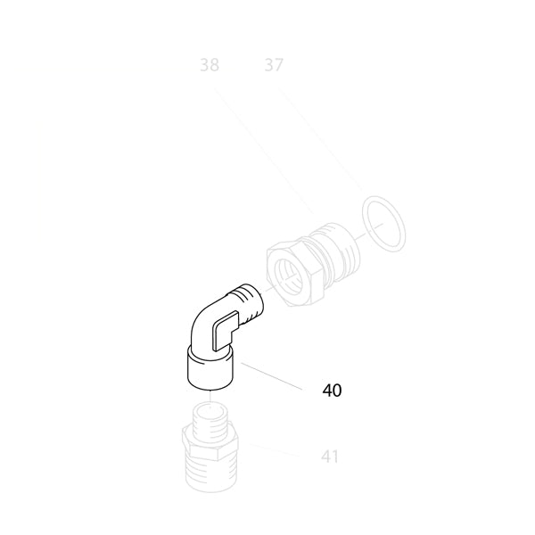 KRANZLE Screw-In Angle 40256