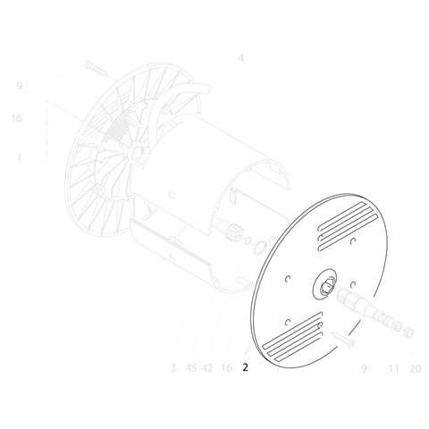 KRANZLE Hose Drum Side (Opposite To Handle) 40301