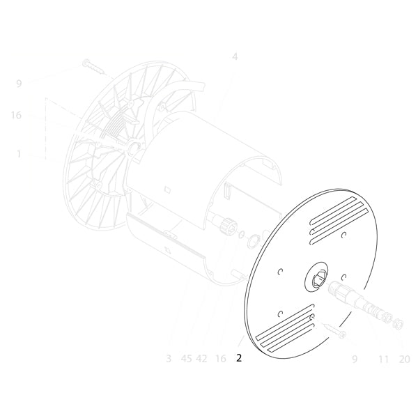 KRANZLE Hose Drum Side (Opposite To Handle) 40301