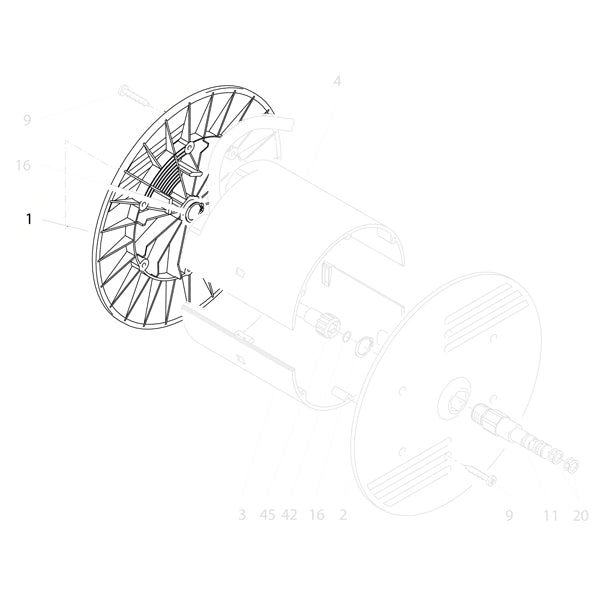 KRANZLE Hose Drum Side (Handle Side) 40302