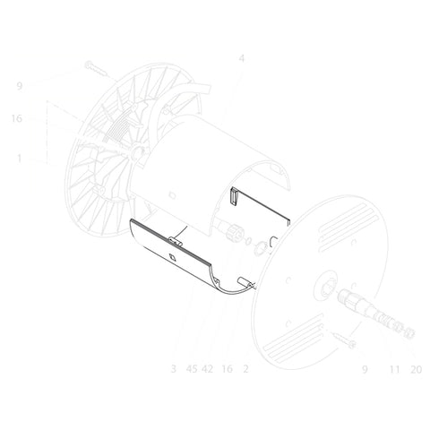 KRANZLE Large Hose Drum Hub Bottom 40304