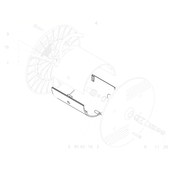 KRANZLE Large Hose Drum Hub Bottom 40304