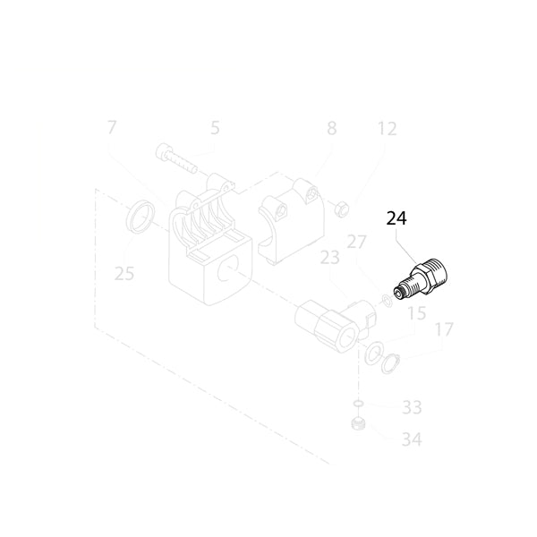 KRANZLE Connection Piece For Hose Drum 403081