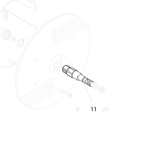 KRANZLE Shaft (Water Guide) For Hose Drum 40311