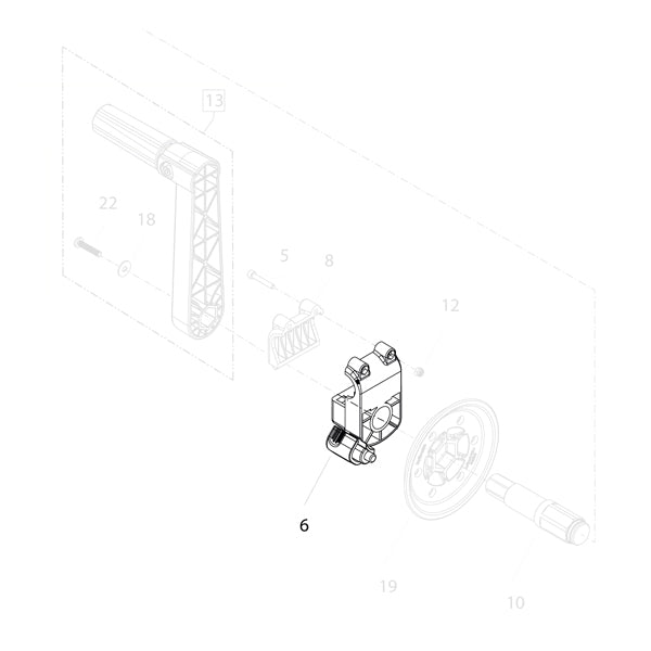 KRANZLE Bearing Block With Brake 403271