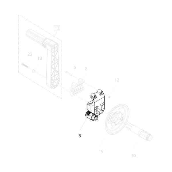 KRANZLE Bearing Block With Brake 40327
