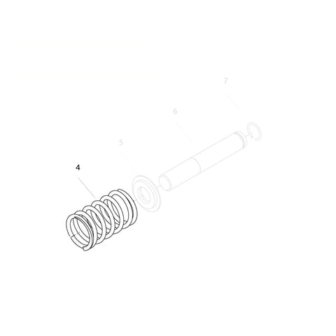 KRANZLE Piston Spring AM Type 40453