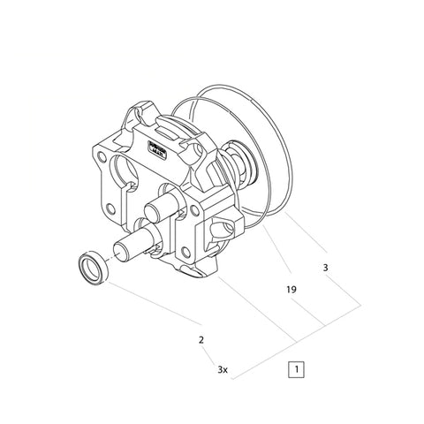 KRANZLE Housing Plate For AM Pump 40471