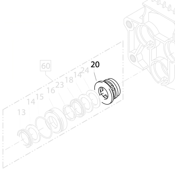 KRANZLE Distance Ring For Valve Casing AQ Pump 40507