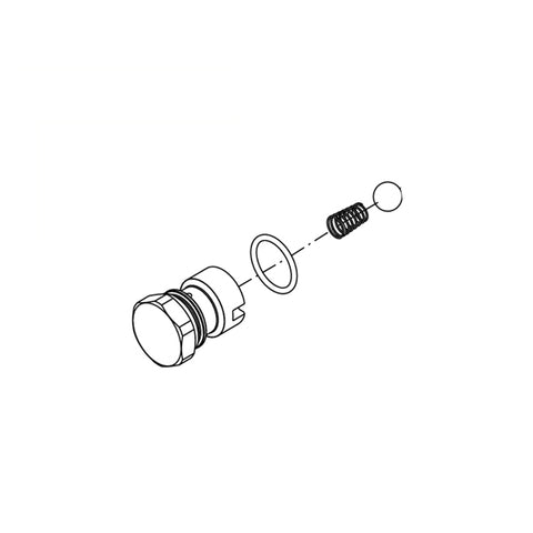 KRANZLE Plug T Series inc Ball, Spring & O'Ring 40522
