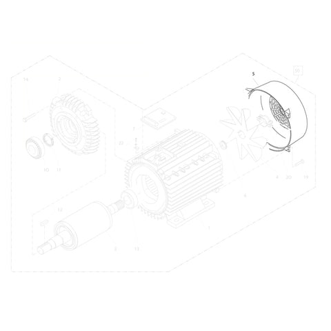 KRANZLE Fan Cover 40533