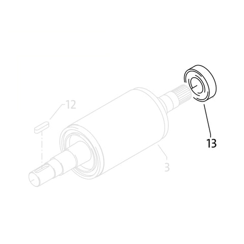 KRANZLE Back Bearing For 3 Phase Motor 40538