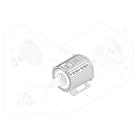 KRANZLE Stator 5.5kW 40540