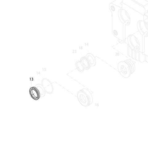 KRANZLE V-Sleeve Hard 18mm ** part of waterseals Kit 410131
