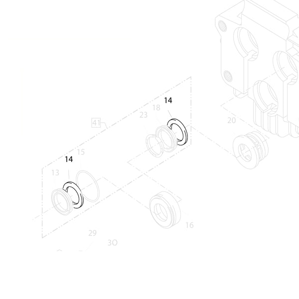 KRANZLE Back Ring 410142