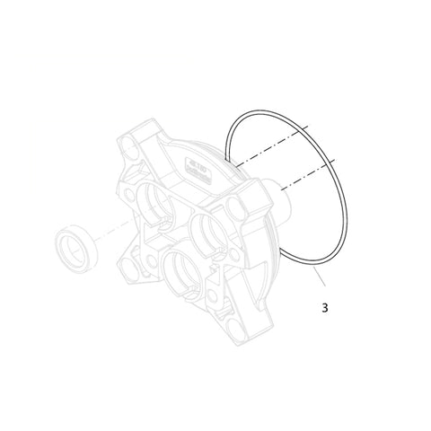 KRANZLE O'Ring For Housing Plate 410211