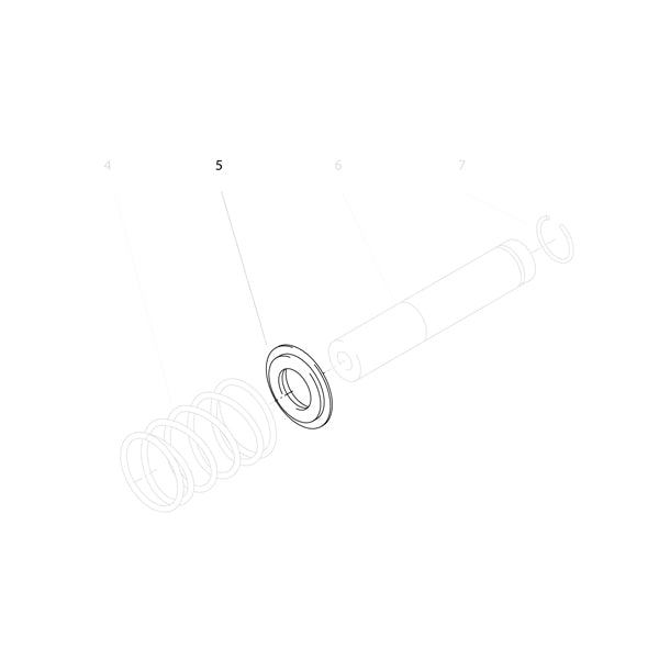 KRANZLE Spring Tensioning Disc 18mm 41034
