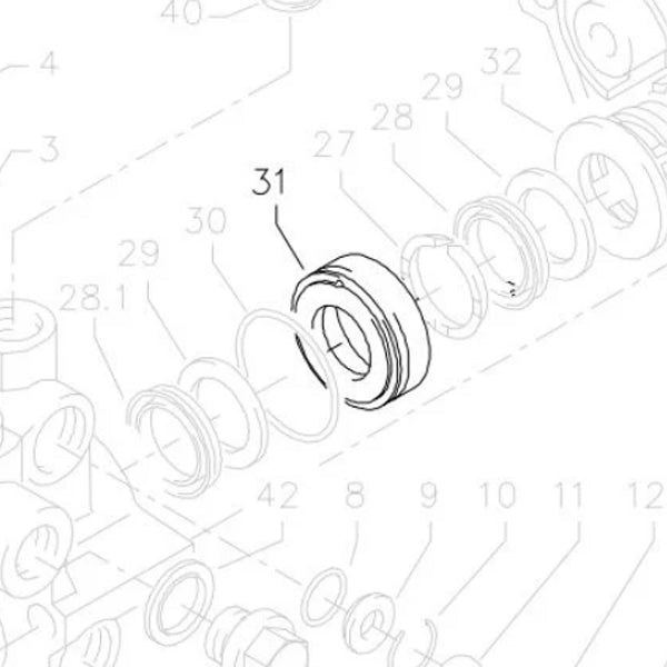 KRANZLE 18mm Leakage Ring 41066