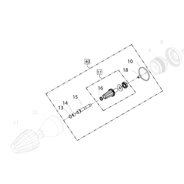 KRANZLE Repair Kit For TurboKiller With 04 Nozzle 410969