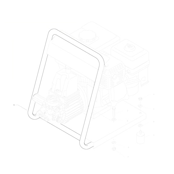 KRANZLE Carrying Handle Complete For B 13/150 410983